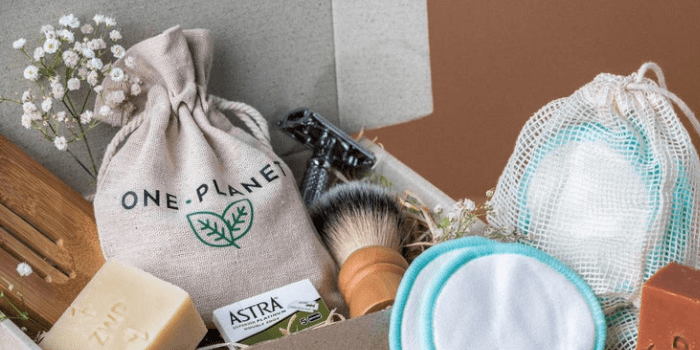 #6 One Planet Shop DE Zero Waste Shaving Kit Box