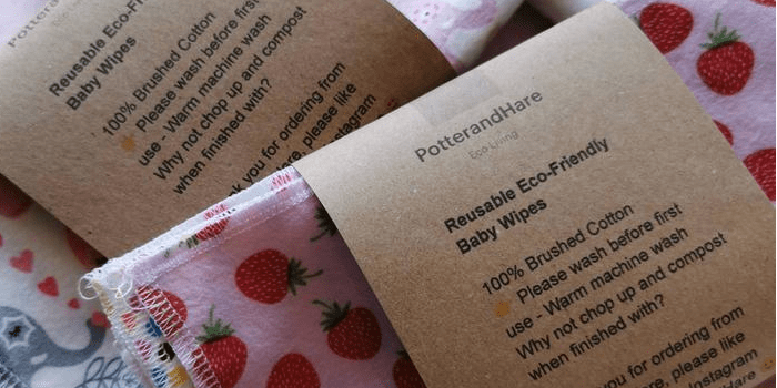 PotterandHare Eco Baby Wipes - Reusable Baby Wipes With the Cutest Patterns