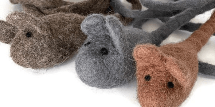 6. Felt Mouse & Fish – Great for All Cats